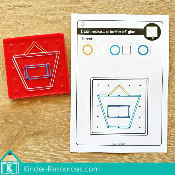 August Morning Tubs Fine Motor Geoboards