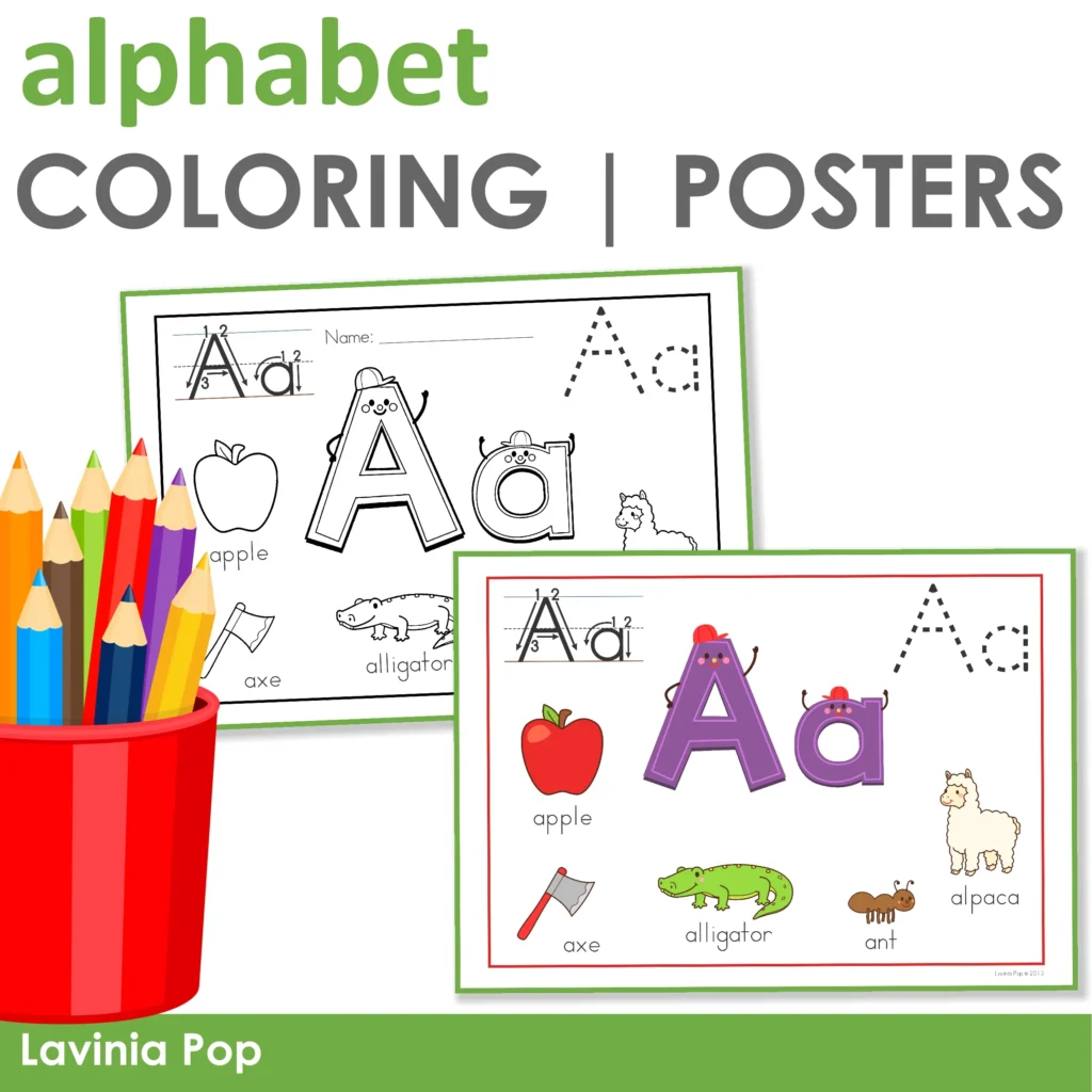 Alphabet Colouring Book and Posters