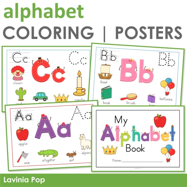 Alphabet Colouring Book and Posters JPG 3
