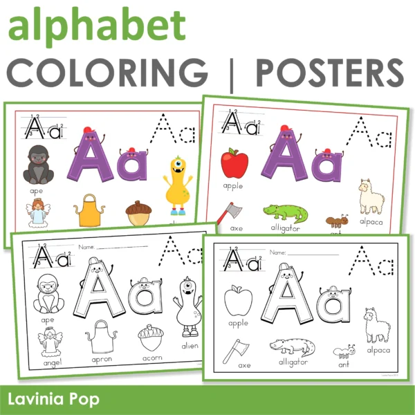 Alphabet Colouring Book and Posters JPG 4