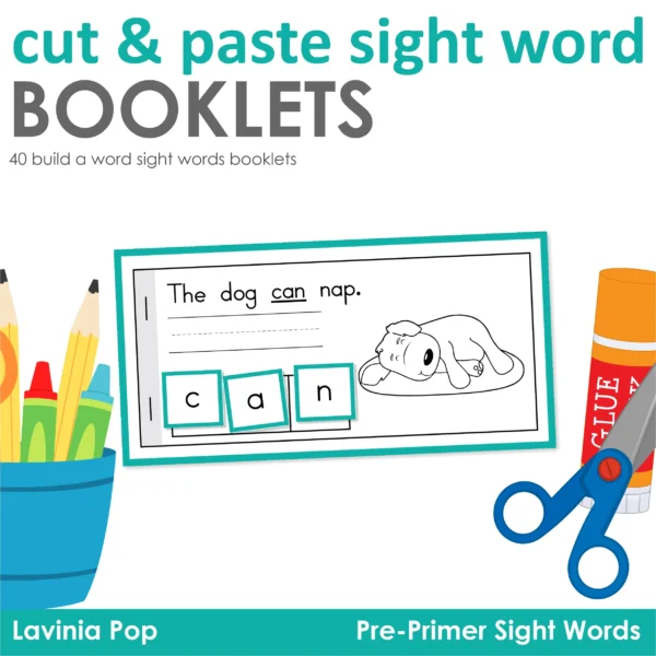 Sight Words Build a Word Booklets JPG
