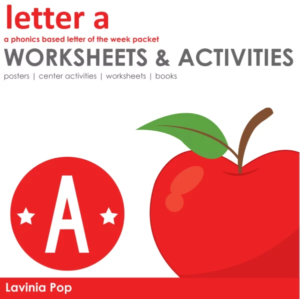 A Alphabet Phonics Letter of the Week Worksheets & Activities | Posters | Readers