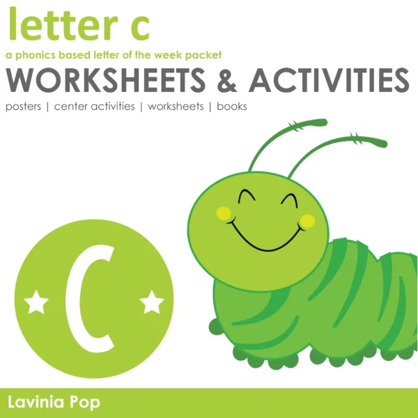 C Alphabet Phonics Letter of the Week Worksheets & Activities | Posters | Readers