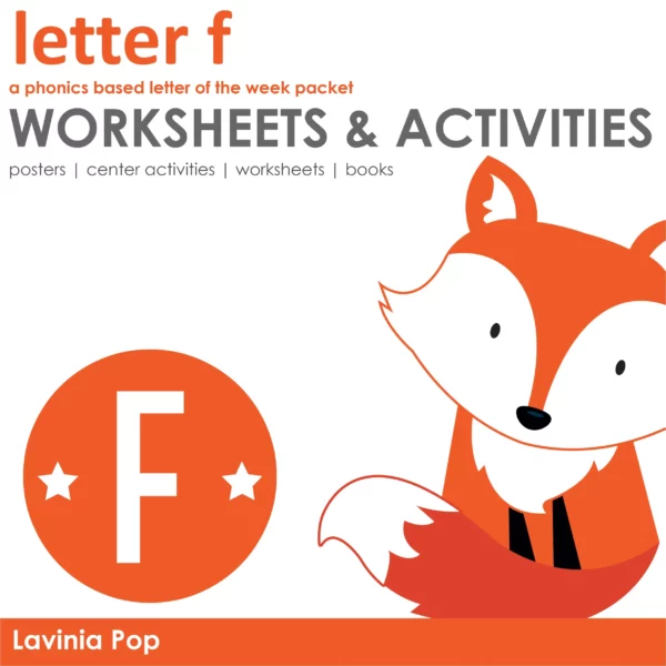 F Alphabet Phonics Letter of the Week Worksheets & Activities | Posters | Readers