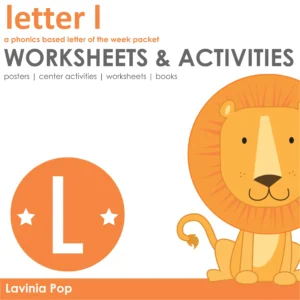 L Alphabet Phonics Letter of the Week Worksheets & Activities | Posters | Readers