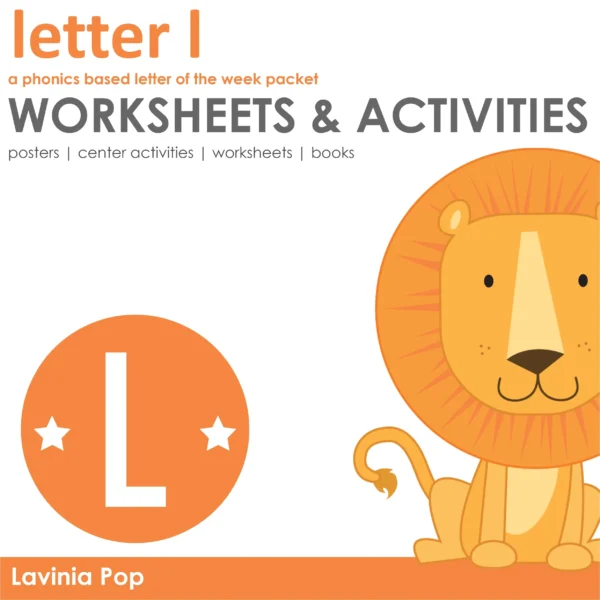 L Alphabet Phonics Letter of the Week Worksheets & Activities | Posters | Readers