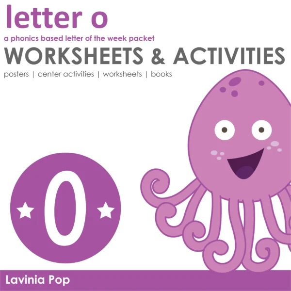 O Alphabet Phonics Letter of the Week Worksheets & Activities | Posters | Readers