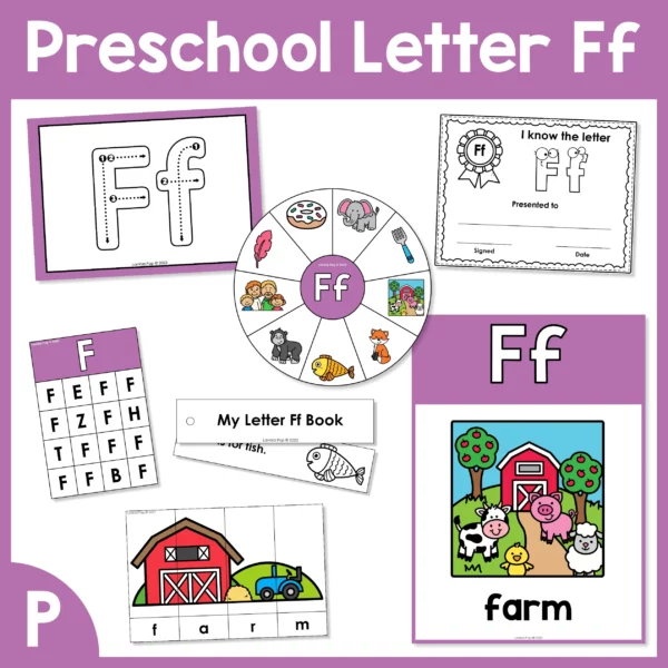 Preschool Letter of the Week Letter F