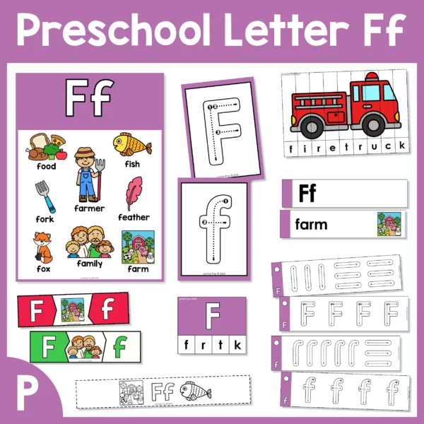 Preschool Letter of the Week Letter F