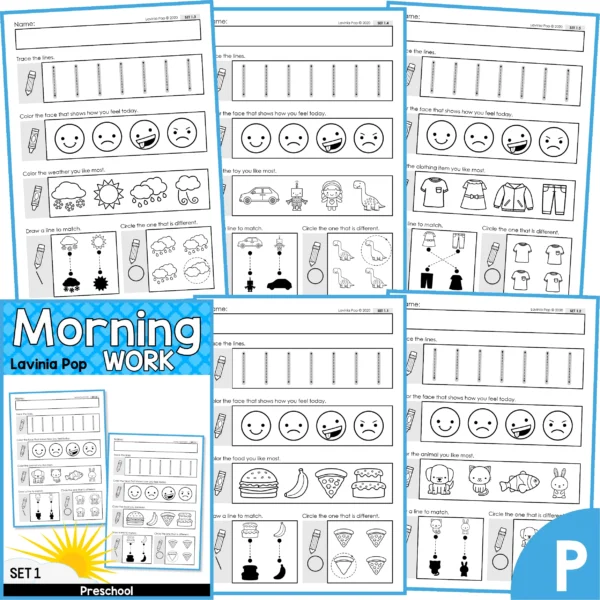 Preschool Morning Work Set 1 JPG 2