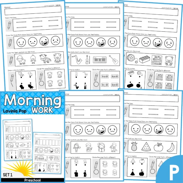 Preschool Morning Work Set 1 JPG 3