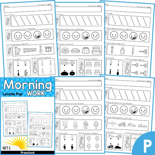 Preschool Morning Work Set 1 JPG 4
