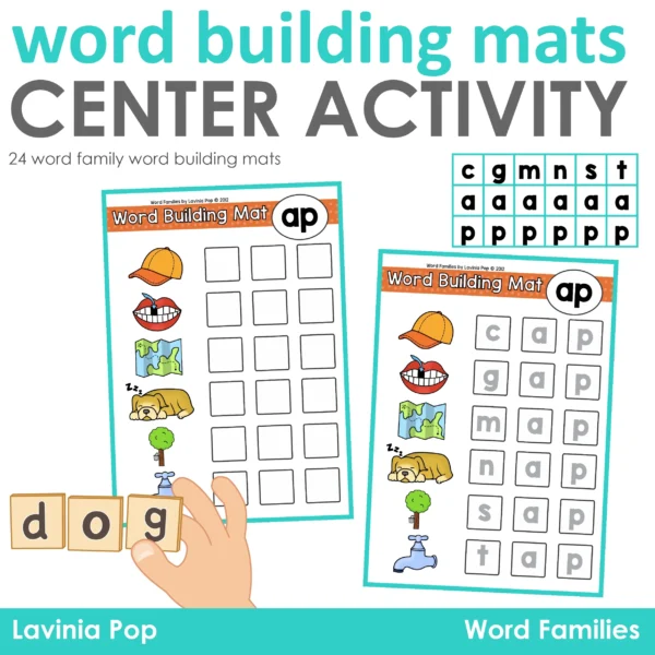 Word Building Mats Word Families