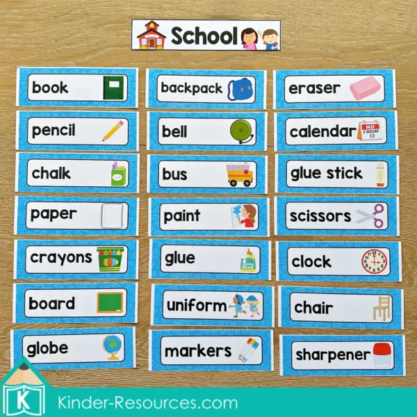 Word Wall Back to School 1