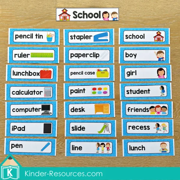 Word Wall Back to School 2