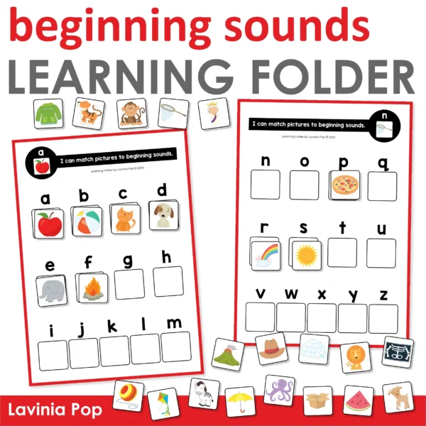 Learning Folder Toddler Binder Beginning Sounds Match JPG