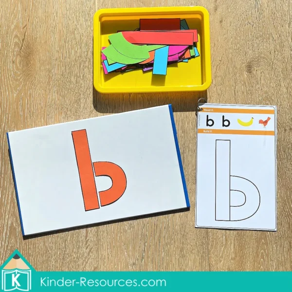 Kindergarten Morning Tubs Alphabet Building Cards (4)