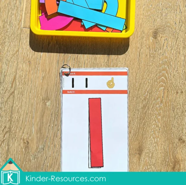 Kindergarten Morning Tubs Number Building Cards (2)