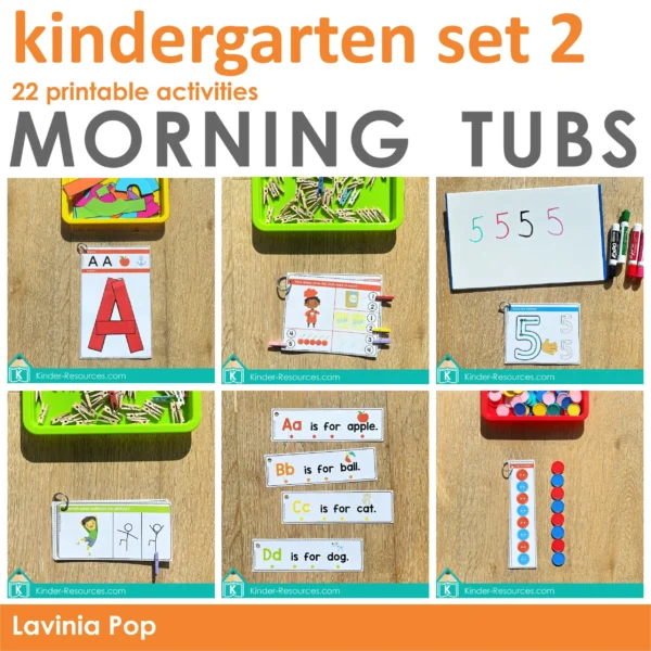 Kindergarten Morning Tubs Set 2 JPG