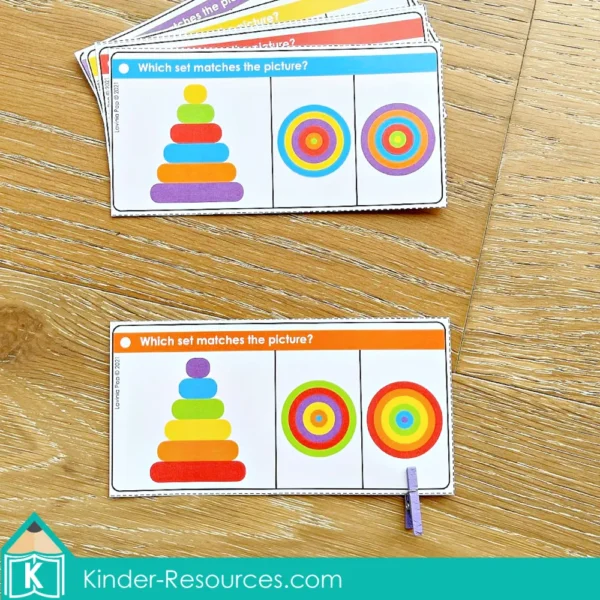 Kindergarten Morning Tubs Visual Discrimination Color