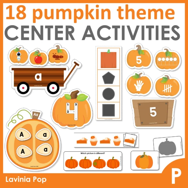 Pumpkin Preschool Centers Fall Thanksgiving