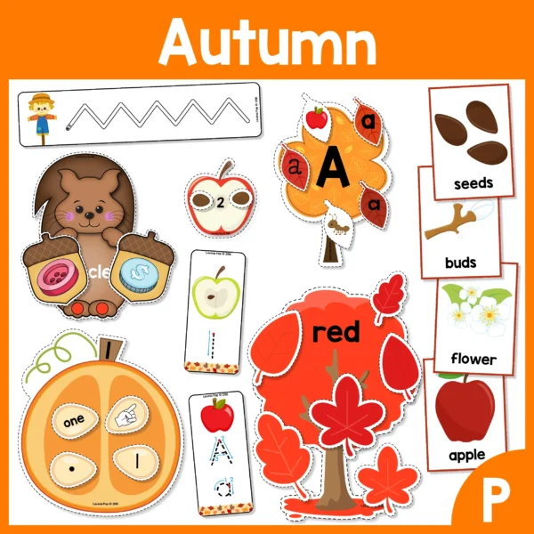 Autumn / Fall Preschool Centers | Morning Tubs / Bins