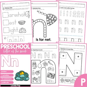 Preschool Alphabet Letter of the Week N