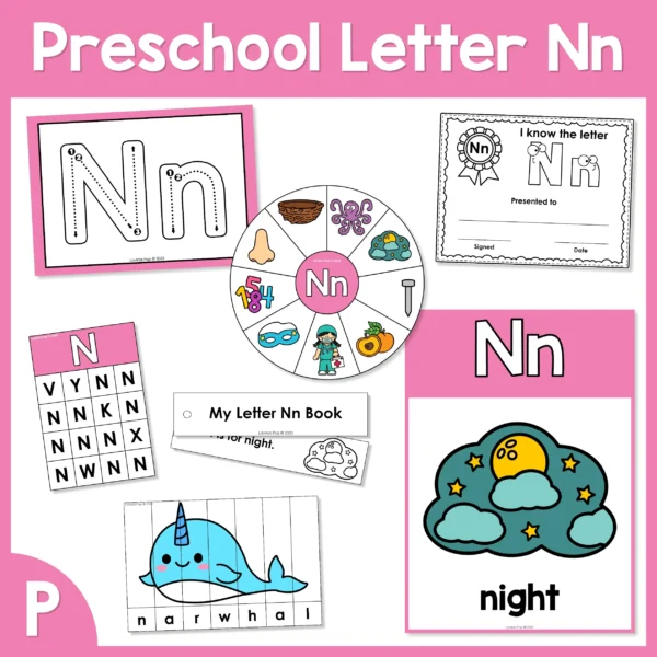 Preschool Alphabet Letter of the Week N