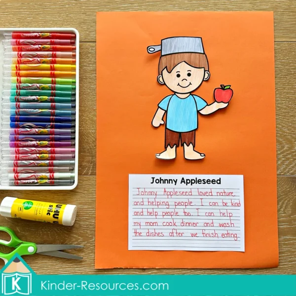 Writing Prompt Craft Activity Johnny Appleseed