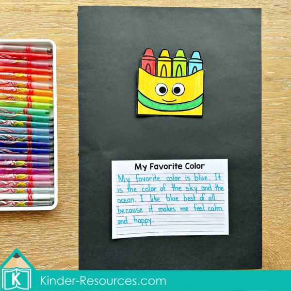 Writing Prompt Craft Activity My Favorite Color