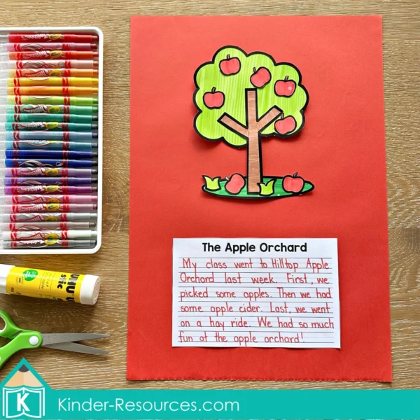 Writing Prompt Craft Activity The Apple Orchard