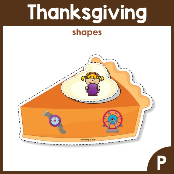 Thanksgiving Printable Activities for Preschool Kindergarten | Centers | Morning Tubs | Shapes