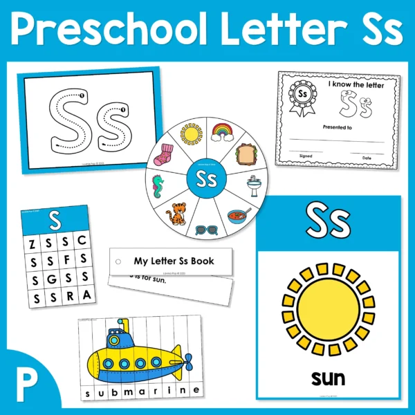 Preschool Alphabet Letter of the Week S Worksheets | Activities | Centers