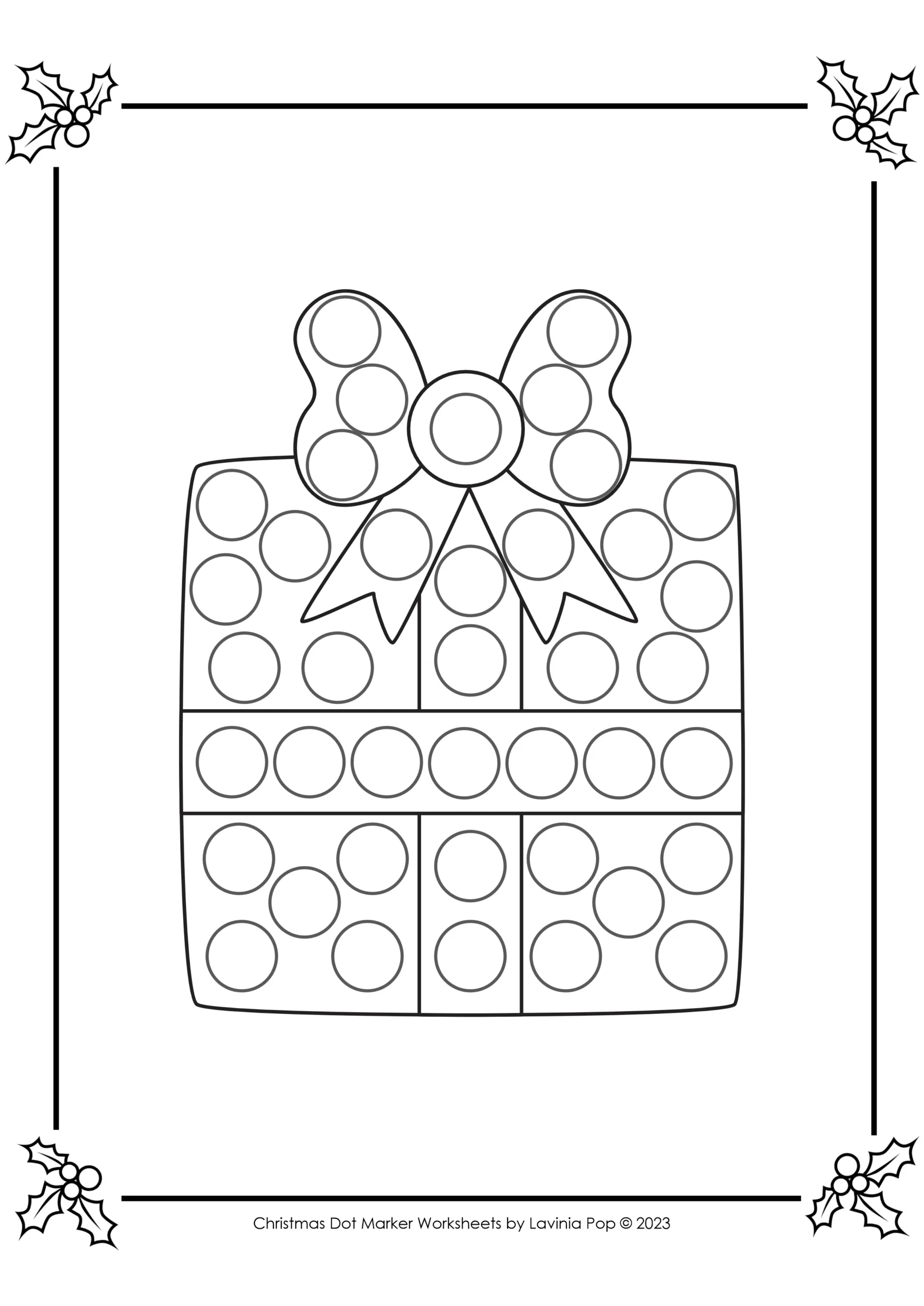 FREE Christmas Dot Marker Fine Motor Pages Do A Dot