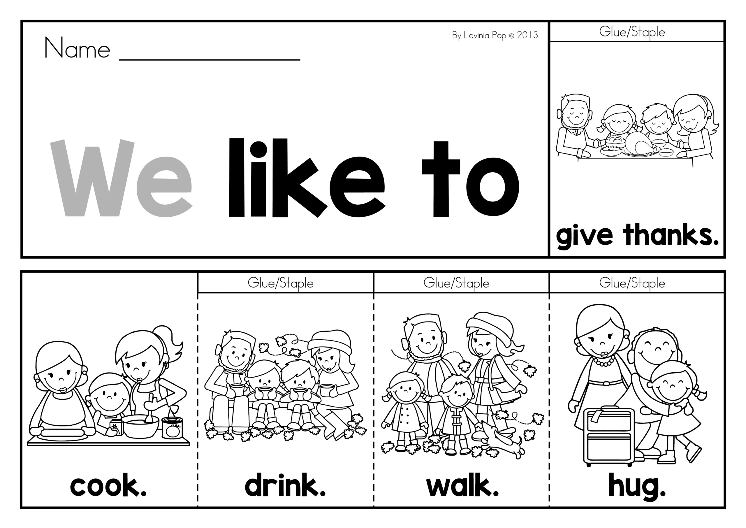 FREE Thanksgiving Sight Word Fluency Flip Book Thanksgiving Printable Sight Word Flip Book Readers with worksheets