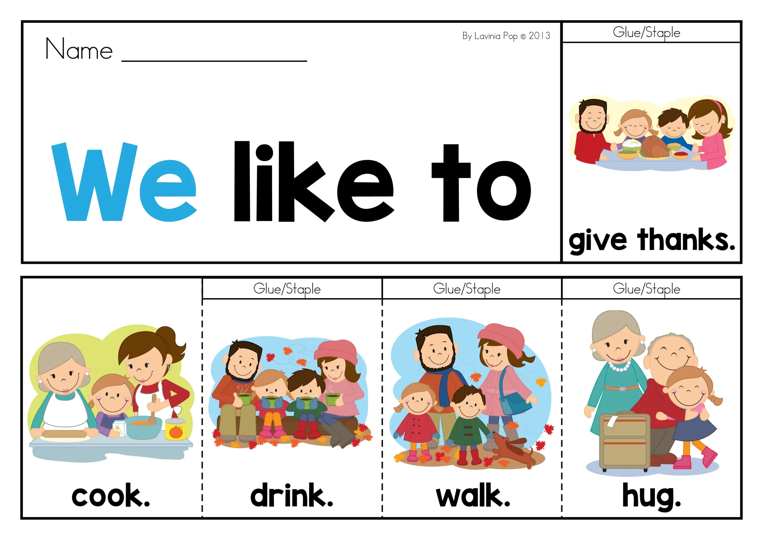 FREE Thanksgiving Sight Word Fluency Flip Book Thanksgiving Printable Sight Word Flip Book Readers with worksheets