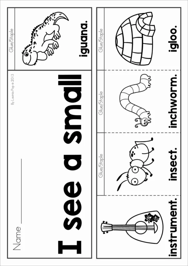 I Alphabet Phonics Letter of the Week Worksheets & Activities | Flip book - emergent reader with follow up worksheets