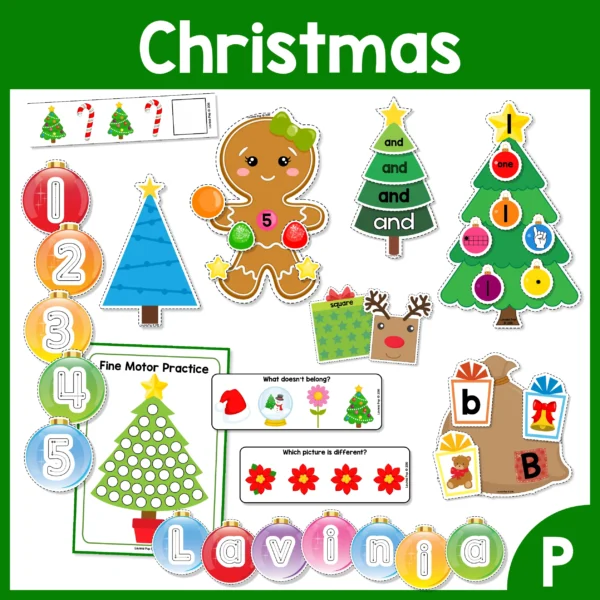 12 Christmas Center Activities for Preschool | Morning Tubs | Bins