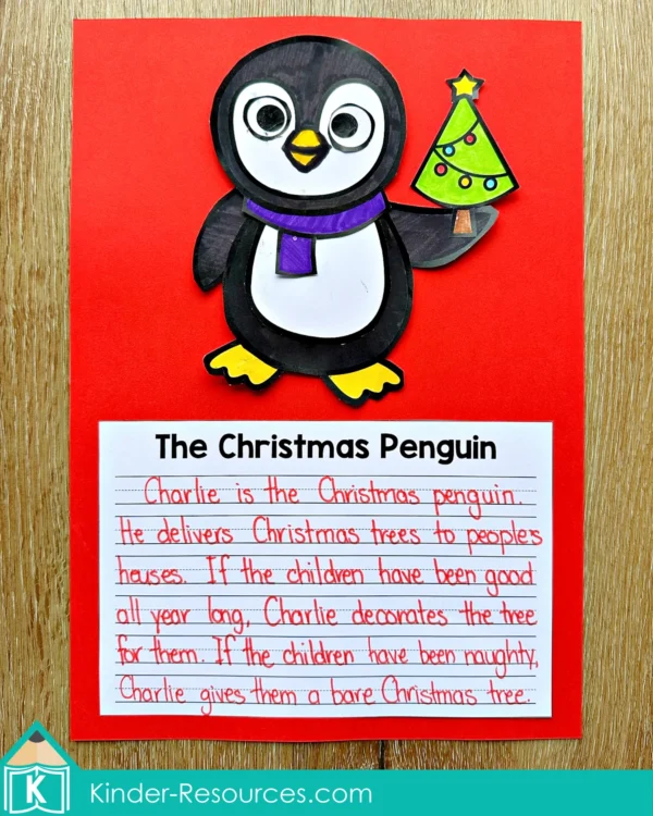 Christmas Writing Prompt Craft Activity The Christmas Penguin