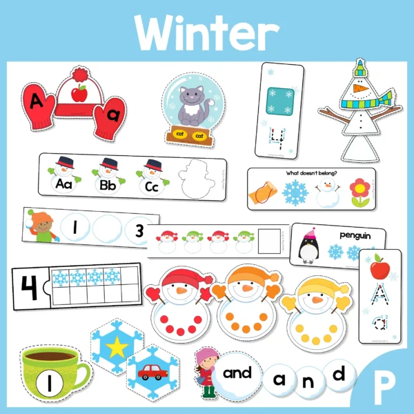 19 Winter Center Activities for Preschool | Morning Tubs | Bins