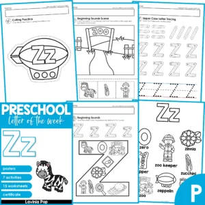 Preschool Alphabet Letter of the Week Y Worksheets | Activities | Centers