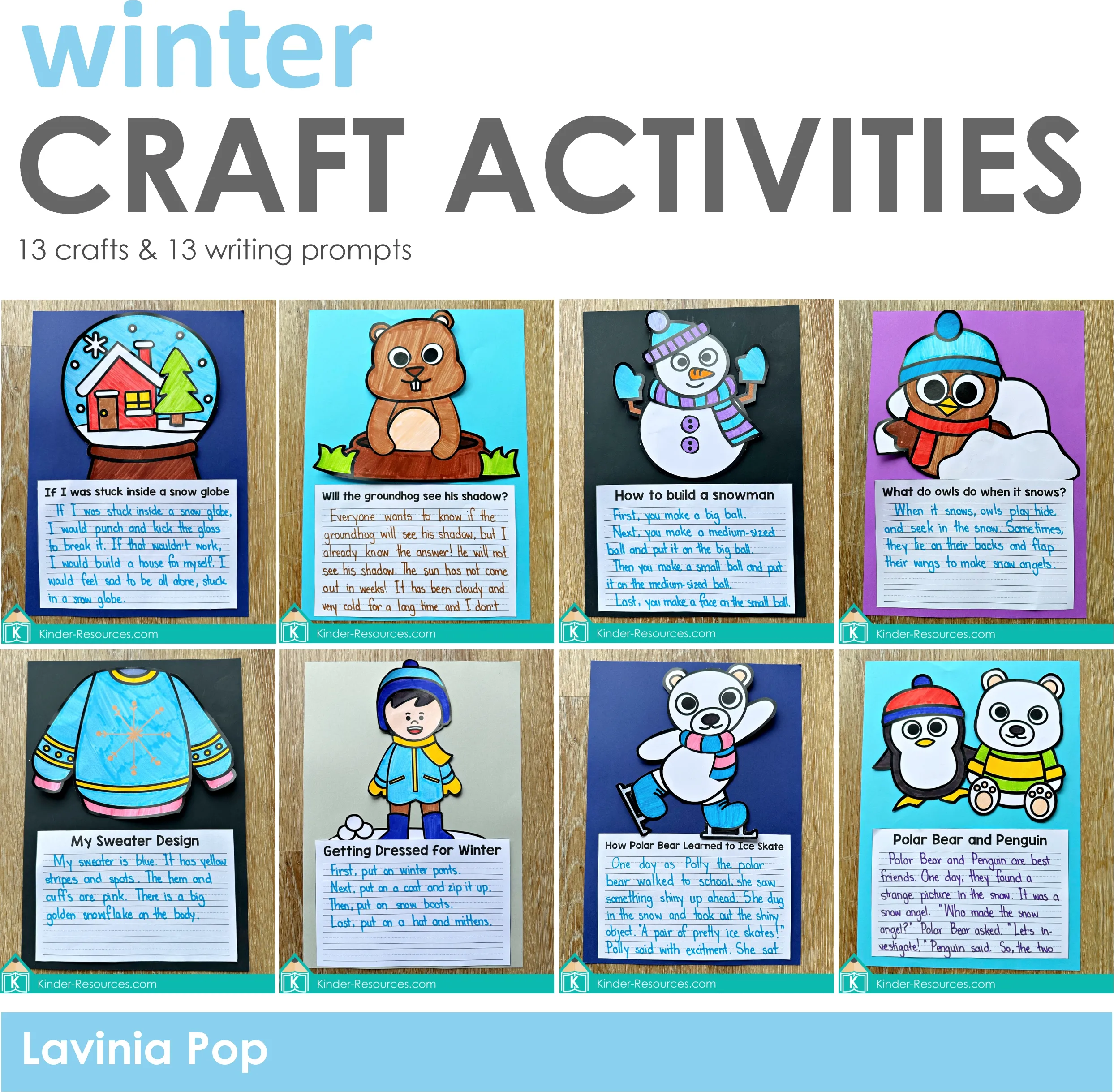 Kindergarten Winter This or That Writing Prompts Activity