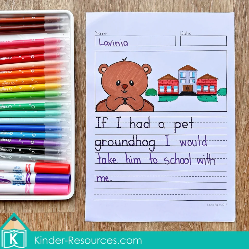 February Writing Journal Prompts. If I had a pet groundhog