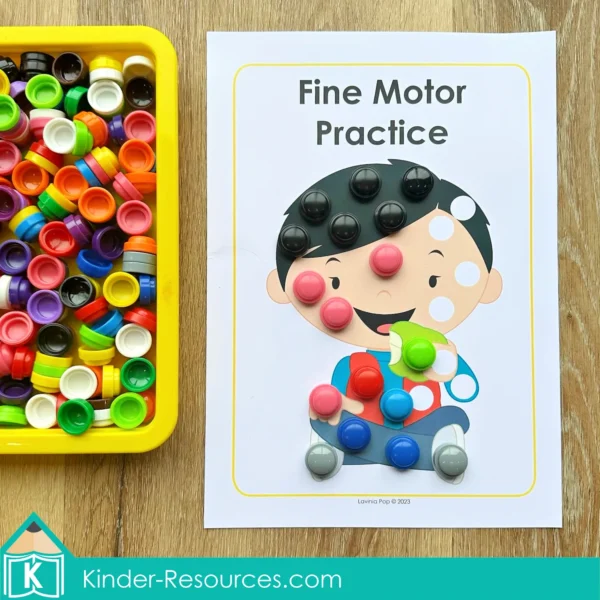 Food Preschool Centers Fine Motor Practice