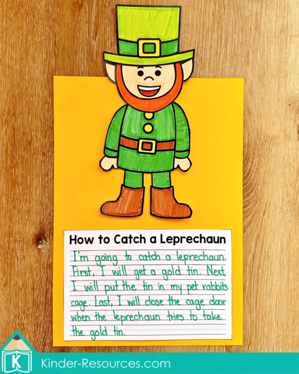 St. Patrick's Day Writing Craft Activity Craftivity. How to Catch a Leprechaun