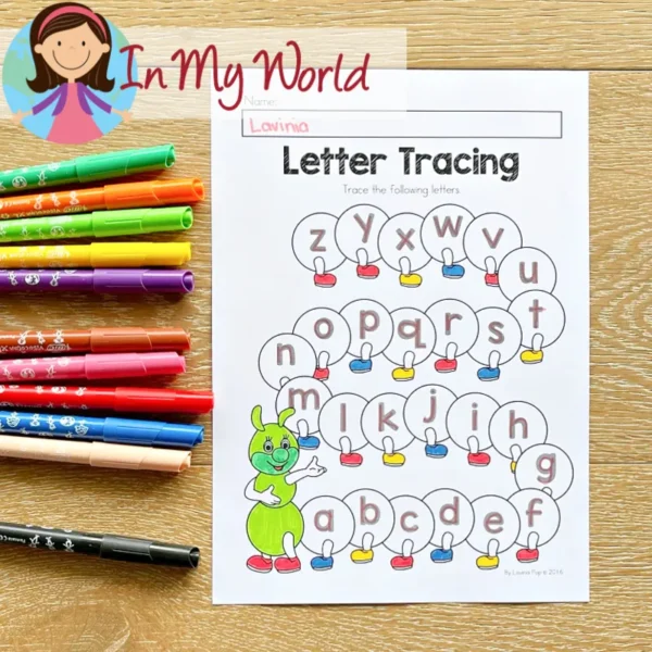 Preschool Spring Worksheets Letter Tracing