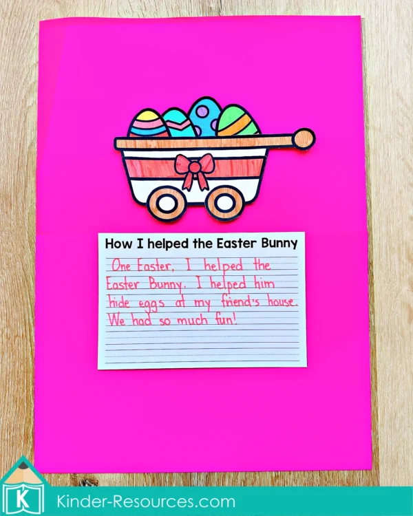 Easter Writing Craft Activity Craftivity. How I helped the Easter Bunny