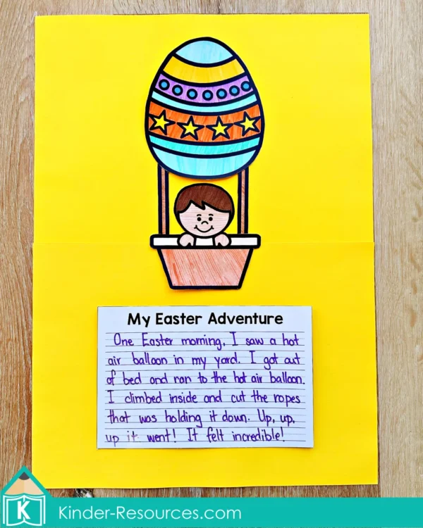 Easter Writing Craft Activity Craftivity. My Easter Adventure