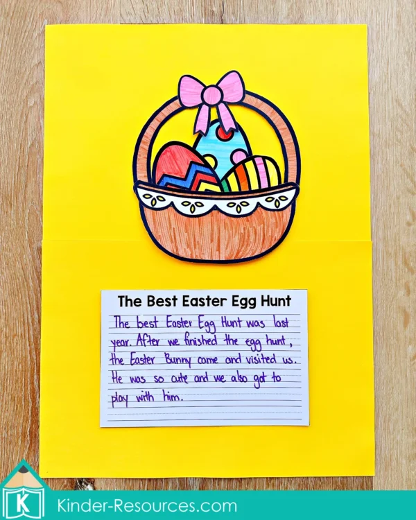 Easter Writing Craft Activity Craftivity. The Best Easter Eggs Hunt