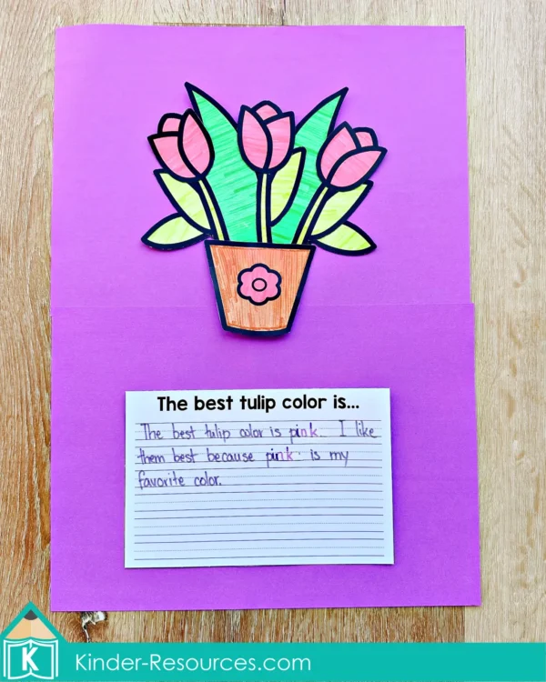 Easter Writing Craft Activity Craftivity. The best tulip color